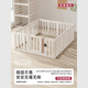 邁邁寶貝MAIMAIBABY寶寶游戲圍欄嬰兒防護欄地上安全爬爬墊專(zhuān)用一體兒童客廳加高玩耍 單圍欄1.5*1.8m【可變收納架/衣簍】