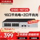 華為數通智選千兆交換機16口千兆電口+2口光纖口以太網(wǎng)絡(luò )網(wǎng)線(xiàn)分線(xiàn)器集線(xiàn)器5口8口家用企業(yè)級S100-16T2S