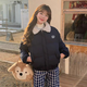 戀的羽絨棉服女2024新款短款學(xué)生小個(gè)子女生棉衣外套冬季羽棉襖絨服女 潮流韓版藏青色 均碼（可備注碼數(shù)）