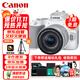 佳能（Canon）EOS 200D2 II 二代 迷你單反相機 4K Vlog視頻直播 高清美顏照相機 18-55mm標準變焦 旅行暢玩套裝