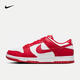 耐克 Dunk Low 板鞋女鞋運(yùn)動(dòng)鞋子舒適百搭紅色休閑鞋 DD1873-116 38