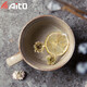愛(ài)陶 (AITO)日本原產(chǎn)進(jìn)口美濃燒摩登馬克杯辦公室茶杯咖啡杯復(fù)古日式 米色φ9×H8cm；320ml