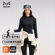 貓人（MiiOW）【肖戰(zhàn)同款】女士半高領(lǐng)保暖秋衣雙面抓絨氨上衣秋冬打底衫內(nèi)搭