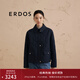 ERDOS 翻領(lǐng)格紋商務(wù)通勤短款女棉服外套 藏藍 170/88A/L