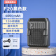 潤(rùn)華年無(wú)葉掛腰掛脖小型風(fēng)扇usb多功能帶充電寶功能戶外工作夾腰電風(fēng)扇 四千毫安 黑色吹整天+大風(fēng)力+1年換新