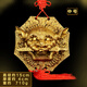 子木雅居純銅獅咬劍八卦鏡門對(duì)門獅子虎頭牌吞口獸頭睚眥瑞獸招財(cái)鎮(zhèn)宅掛件 中號(hào)獅咬劍【直徑15cm】