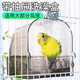 比普樂(lè)鸚鵡鳥(niǎo)用洗澡盒鳥(niǎo)籠浴盆洗澡器八哥玄鳳牡丹虎皮洗澡神器玩具用品 【灰色洗澡盆】適用大部分鳥(niǎo)籠 防逃逸設(shè)計(jì)丨品質(zhì)材料丨適用方便