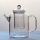 樸原良品耐高溫玻璃煮茶壺電陶爐煮茶器 家用大容量養(yǎng)生壺泡茶壺燒水壺 般若煮茶壺大1800ml+玻璃蓋+內濾