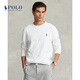 Polo Ralph Lauren 拉夫勞倫 男裝 經(jīng)典版平紋針織長(cháng)袖T恤RL13769 100-白色 M 偏大