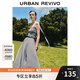 UR2025夏季新款女裝經(jīng)典格紋打攬修身A字連衣裙UWG750185 黑色格子 S