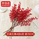 九月生發(fā)財果冬青紅果年宵花新年裝飾春節過(guò)年擺件仿真花假花4支6叉