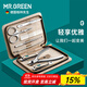 MR.GREEN德國品牌指甲刀套裝進(jìn)口不銹鋼指甲剪家用斜口鷹嘴鉗掏耳勺甲溝鉗 （灰）八件套Mr-8888