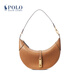 Polo Ralph Lauren 拉夫勞倫 Polo ID 女配 經(jīng)典款皮革迷你單肩包 270-棕色 ONE