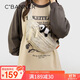 千百度（C.BANNER）斜挎包女胸包腰包小眾高級感印花通勤布包挎包實(shí)用便攜新款手機包