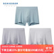舒雅男士80S天絲莫代爾3A抗菌抑菌中腰平角內褲【3條裝】