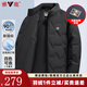 雅鹿羽絨服男2025秋冬季新款休閑立領(lǐng)短款簡(jiǎn)約中青年戶(hù)外加厚保暖外套 黑色 XL 180【建議拍大一碼】