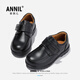安奈兒（Annil）男童皮鞋頭層牛皮軟底中大童新款春季黑色演出小皮鞋女童鞋子單鞋 黑色 【頭層牛皮】 31 【內長(cháng)20.5cm，建議腳長(cháng)19.5cm】