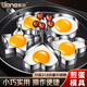 聯(lián)娜316不銹鋼煎蛋神器煎雞蛋模具商用定型器愛(ài)心荷包蛋模型磨具 316鋼【心+花+米奇】送油刷+蛋漏