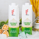 if椰子水100%天然果汁1L紙盒裝0脂肪天然電解質(zhì)飲料泰國原裝進(jìn)口 椰子水1L*2盒