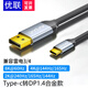 優(yōu)聯(lián)Type-C轉(zhuǎn)DP1.4 2K180Hz/240連接線雷電4轉(zhuǎn)dp高刷線USBC轉(zhuǎn)換器8K高清筆記本MacMini電腦外接顯示器 2K180Hz/2K240Hz【DP1.4合金版】 2米