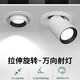 SUOYADA可拉伸射燈LED嵌入式COB可調(diào)角度家用客廳玄關(guān)商鋪照畫象鼻伸縮燈 【開孔7-8cm】-15瓦-中性光