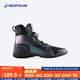 迪卡儂（DECATHLON）拳擊鞋男舉重高幫健身房格斗訓練摔跤靴專(zhuān)業(yè)女散打鞋子EYBX 炫彩黑色 42