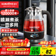金灶（KAMJOVE） 養生壺煮茶器噴淋式煮茶爐白茶壺黑茶壺辦公室家用蒸汽煮茶壺1L 黑色 1L