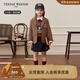 Teenie Weenie Kids小熊童裝25年款新款男女童學(xué)院風(fēng)西裝夾克外套 米色 150 cm