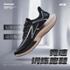 川崎（KAWASAKI）跑步鞋男女超輕透氣碳板跑鞋專(zhuān)業(yè)緩震穩定支撐輕量化防滑跑步鞋子 半碳跑鞋-黑色 42 男款