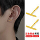 恩久黃金耳釘男養(yǎng)耳洞時(shí)尚足金耳環(huán)高級(jí)耳飾潮流小巧睡覺(jué)免摘耳棒 【一對(duì)】足金耳釘(約0.46g)