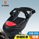 優(yōu)工（U-work）鞋套防砸防滑鋁鈦合金訪(fǎng)客參觀(guān)安全腳套車(chē)間工地單/雙固定帶 K02 XL 綠色（44-48）