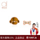愛(ài)的約定原創(chuàng  )小狗耳釘女輕奢小眾高級感耳飾品紀念日生日禮物送女友 萌寵小狗耳釘（虎眼石）+禮盒