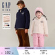 蓋璞【大小童同款】男女童秋季款仿羊羔絨抓絨衛衣外套641783