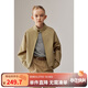 ELLE KIDS女童秋裝新款休閑時(shí)尚立領(lǐng)雙頭拉鏈夾克刺繡插肩袖短外套