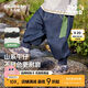 齊齊熊[防褪色軟牛仔褲]齊齊熊男童休閑褲春秋款2024新款男寶寶褲子兒童