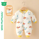 迷你木木屋嬰兒冬季衣服長(cháng)袖連體衣男寶女寶冬天夾棉保暖哈衣 小飛機 90 