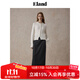 ELAND衣戀半身裙女通勤風(fēng)含綿羊毛柔軟舒適中長(cháng)裙夏季新款 灰色(15)Grey M 165