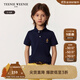 Teenie Weenie Kids【菁英POLO】小熊童裝25年男女童短袖T恤打底衫 藏青色 140 cm