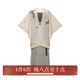 池夏【萬(wàn)物有靈·司竹意】漢元素吊帶披肩改良兩片裙原創(chuàng  )改良漢服 三件套 L