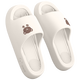 稻草人拖鞋男女居家用秋冬洗澡厚底浴室內外穿情侶防滑靜音涼拖 白40-41