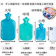 南極人注水熱水袋老式橡膠大號(hào)加厚防爆暖水袋灌水暖手沖水暖水袋中老 中碼+絨布套注水量約1000ml 雙面防燙加厚加大橡膠