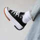 匡威（Converse）男女 Run Star Hike 厚底休閑帆布鞋 168816C 37碼US4.5碼