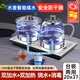 一號茶雙上水全自動底部上水燒水壺高鵬防爆玻璃304嵌入式臺面兩用茶桌整套電熱水壺家用燒水養(yǎng)生壺套裝 1.2L 銀色20*37-雙邊上水-水壺+消毒鍋款