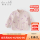 戴維貝拉（DAVE＆BELLA）秋冬新款童裝兒童棉服內膽洋氣女寶寶衣服小童上衣男童棉衣 紫粉色【現貨】 80 cm（建議身高73-80cm）