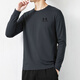 安德瑪（Under Armour）長(cháng)袖T恤男 時(shí)尚簡(jiǎn)約跑步健身訓練舒適透氣打底衫 黑色 2XL