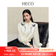 HECO【清竹落肩】新中式2025年春季新款立體珠繡醋酸夾克長(cháng)袖短外套女 米白色 L