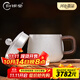 歸銀堂純銀杯子999足銀水杯茶杯隔熱茶缸杯咖啡牛奶馬克杯銀茶具送禮 小號啞光 240ml+帶蓋+證書(shū)+禮盒