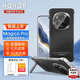 榮耀（HONOR）Magic6 pro/RSR保時(shí)捷設(shè)計(jì)手機(jī)殼原裝超薄皮革帶支架雙向支撐榮耀magic6/Pro至臻版全包防摔防污殼 榮耀Magic6 Pro皮革支架保護(hù)殼【黑色】
