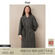 旅途原品ltyp 100%長(cháng)絨棉過(guò)膝風(fēng)衣棉服  秋極簡(jiǎn)文藝休閑外套女 巖石灰 L