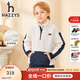 哈吉斯（HAZZYS）童裝男童兒童衛(wèi)衣冬新款仿羊羔毛保暖舒適親膚鎖溫男童加厚衛(wèi)衣 奶油色 110